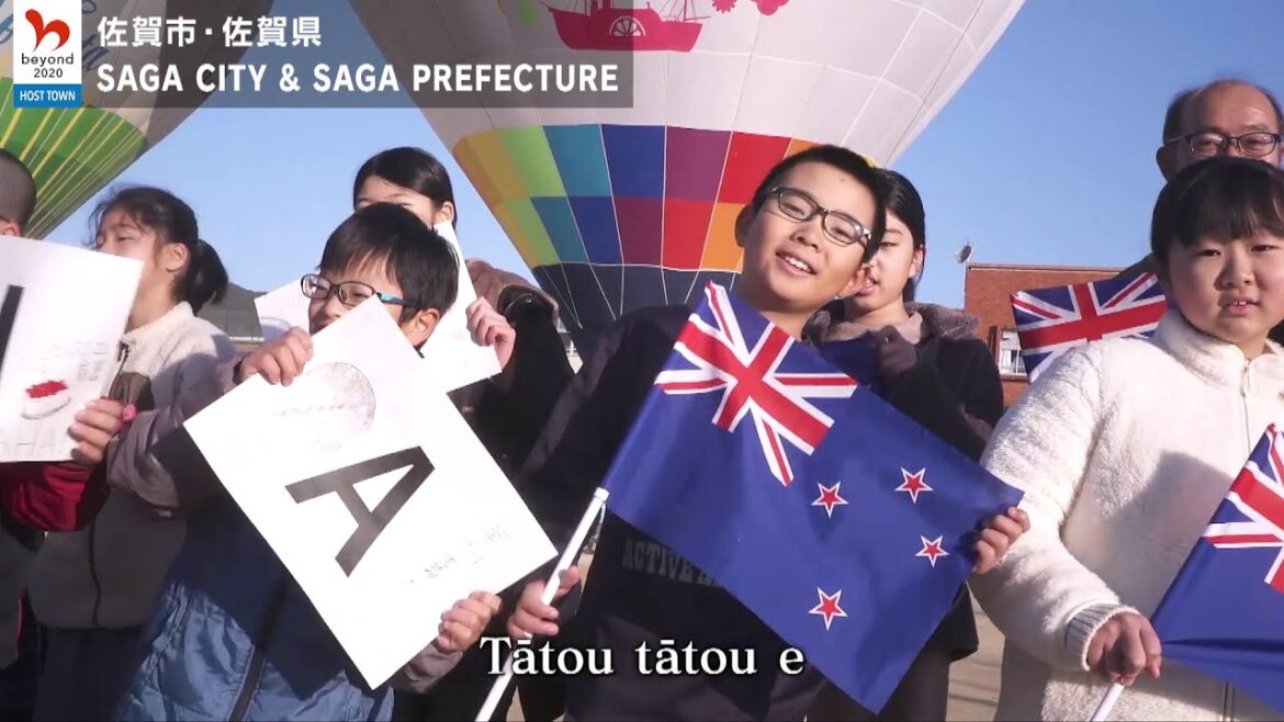 Host towns of 2020 Tokyo Olympics for New Zealand Olympians made a Maori song together