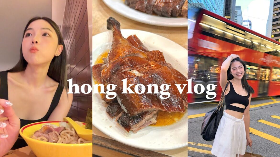 HongKong Travel Vlog｜香港必吃美食 🇭🇰 一樂燒鵝、BakeHouse蛋挞、最好吃的牛肉飯🥩✨🤤