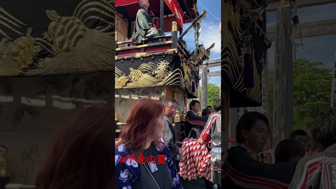 下北の夏2023田名部まつり【義勇組】8/18田名部神社山車参社 #shorts 下北の夏2023田名部まつり【義勇組】8/18田名部神社山車参社 #shorts