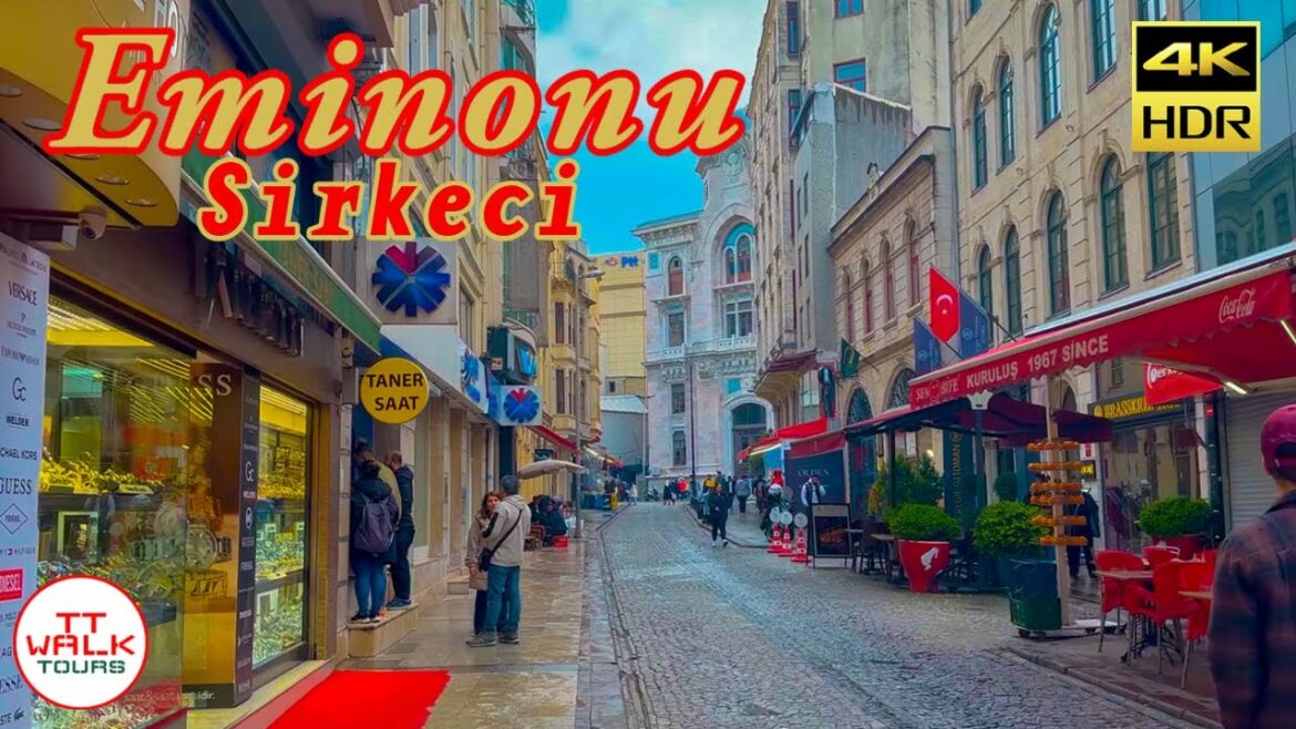 Galata Bridge, Eminonu Walking Tour Istanbul | 20 April | 4K UHD HDR Galata Bridge, Eminonu Walking Tour Istanbul | 20 April | 4K UHD HDR