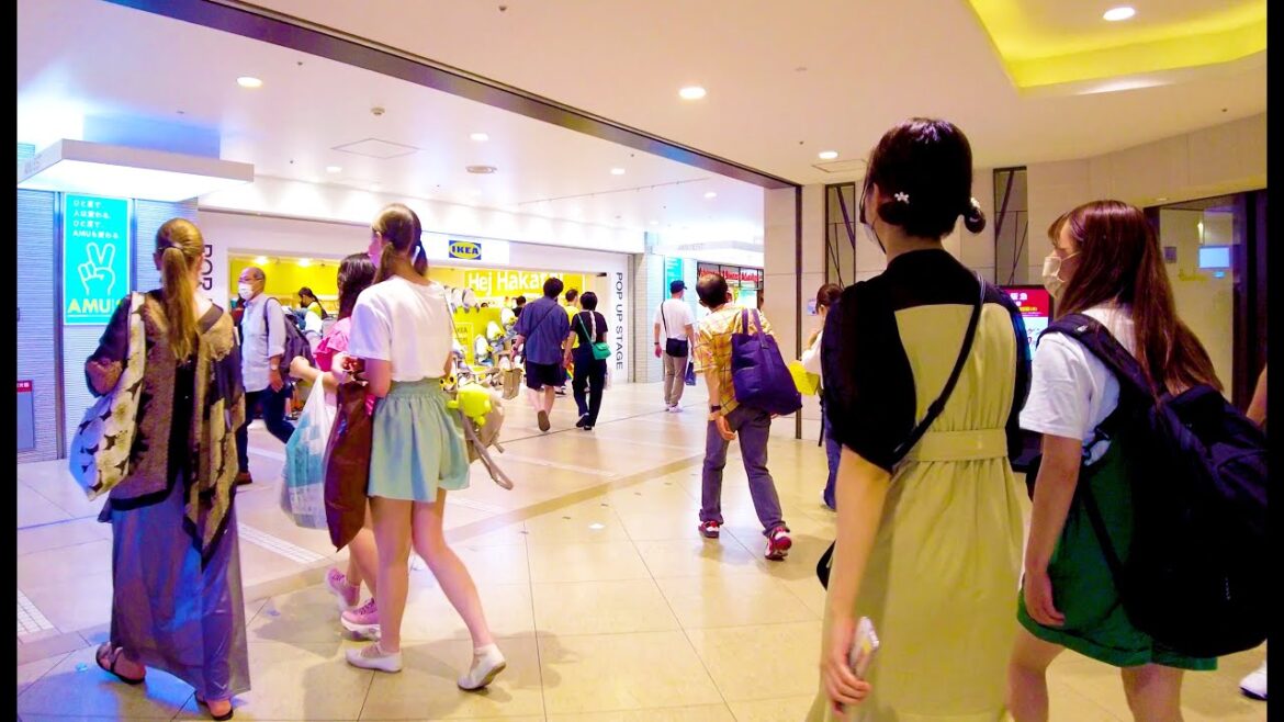 Hakata in Kyushu is a colorful and pop town♪💖4K ASMR non-stop 1 hour 01 minutes Hakata in Kyushu is a colorful and pop town♪💖4K ASMR non-stop 1 hour 01 minutes