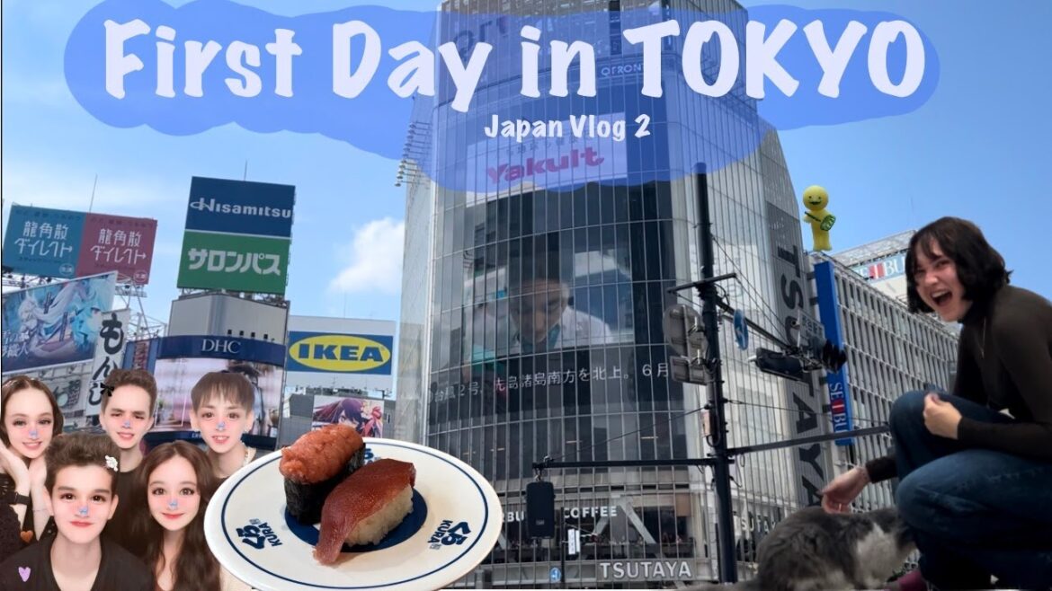 First Day in TOKYO!  |Japan Vlog 2| First Day in TOKYO!  |Japan Vlog 2|