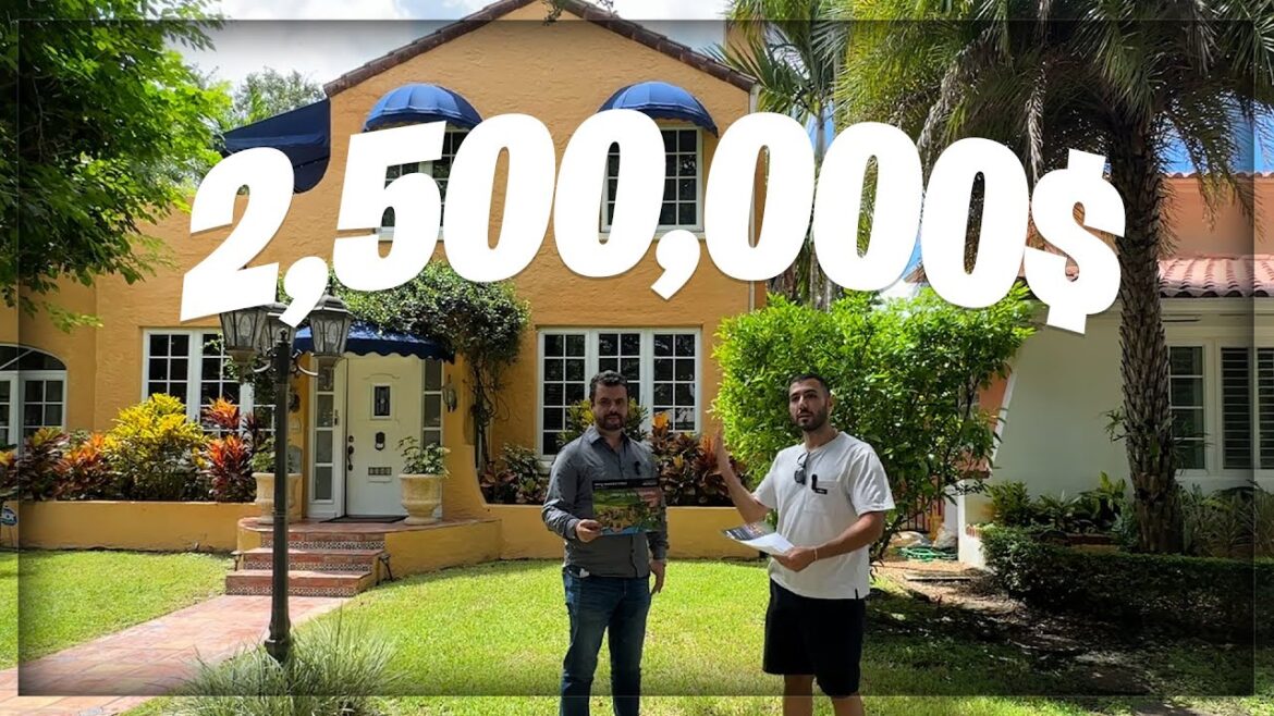 Miami'de 2,500,000 Dolarlık Yalı Turu ~ Aylık Mortgage'i Ne Kadar?
