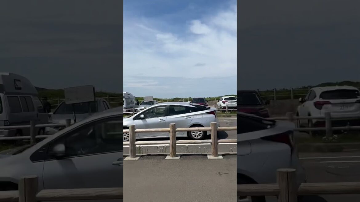 Sakhalin Islands from Shiretoko Pass Lookout, Hokkaido #walkingtour #japanwalk #japanwalkingtour