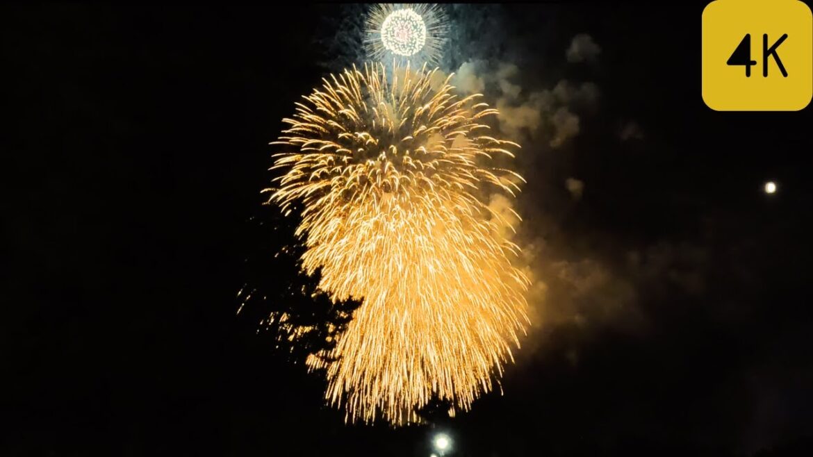 [4K] JAPAN Yokohama Marine Park 15-min Fireworks Video 2023