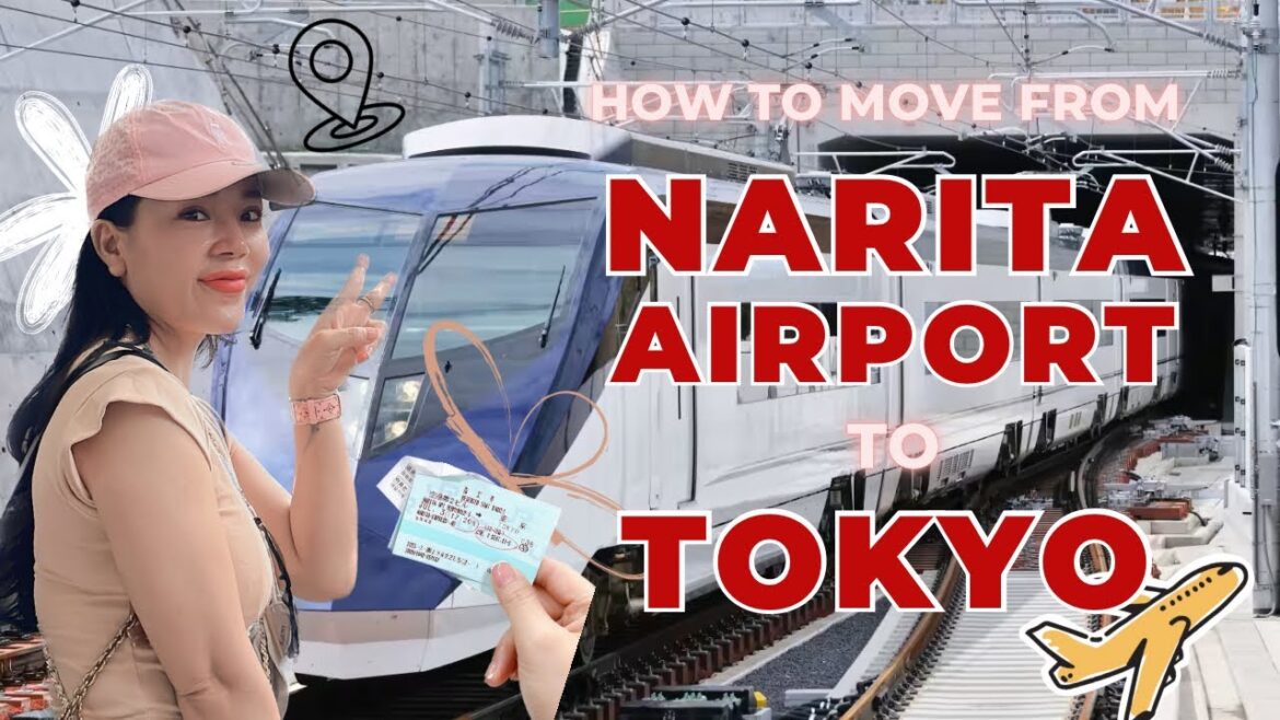 HOW TO MOVE FROM NARITA AIRPORT TO TOKYO|PHOEBEBUI VLOG 🇻🇳