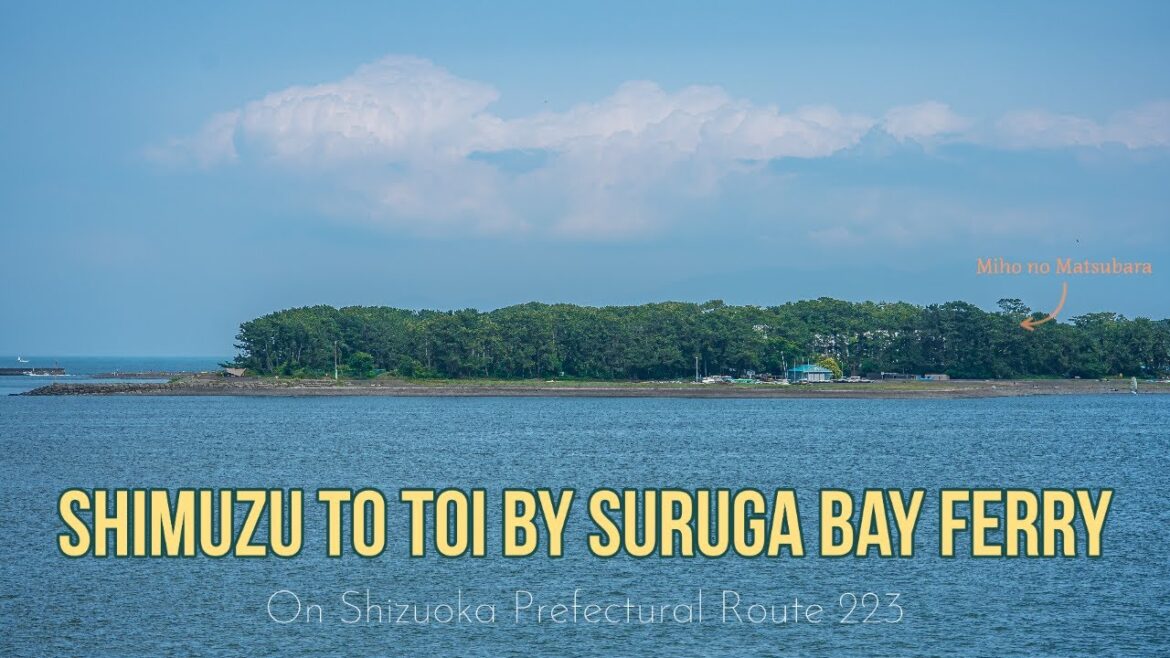 [4K Japan] Shimuzu to Toi by Suruga Bay Ferry