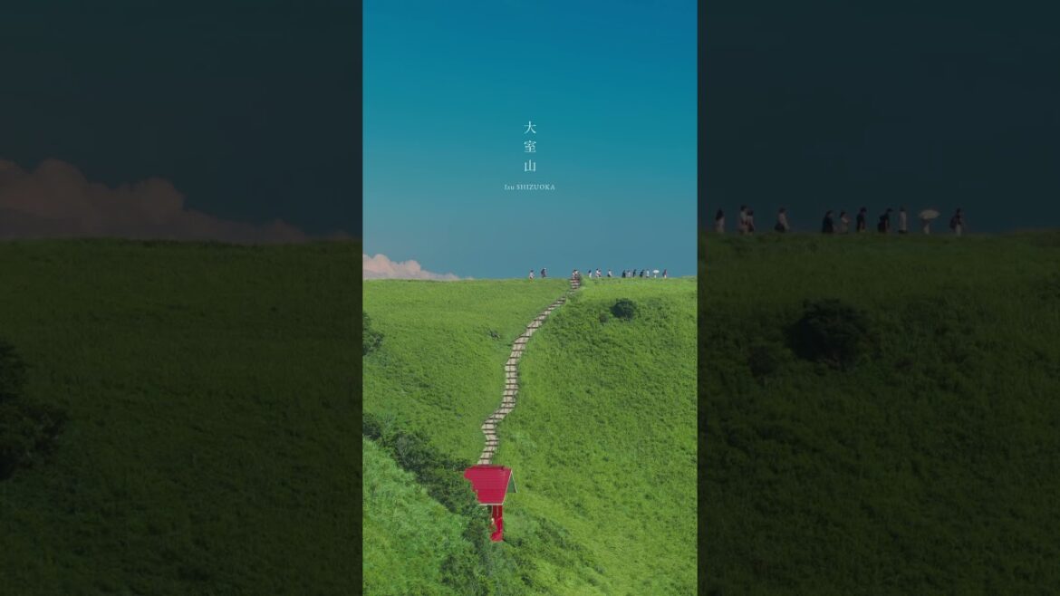 Clear blue skies and majestic mountain summit: Mt. Omuro #cinematic #colorgrading #japan #travel Clear blue skies and majestic mountain summit: Mt. Omuro #cinematic #colorgrading #japan #travel