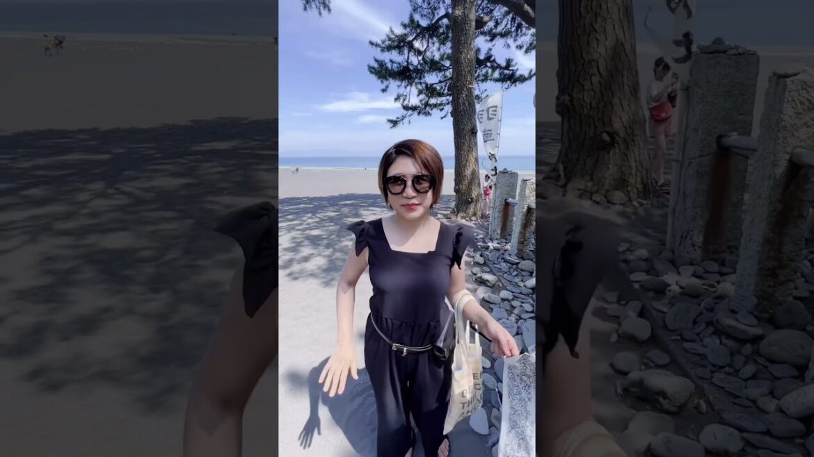 Haguruma Jinja wish on beach rocks Haguruma Jinja wish on beach rocks