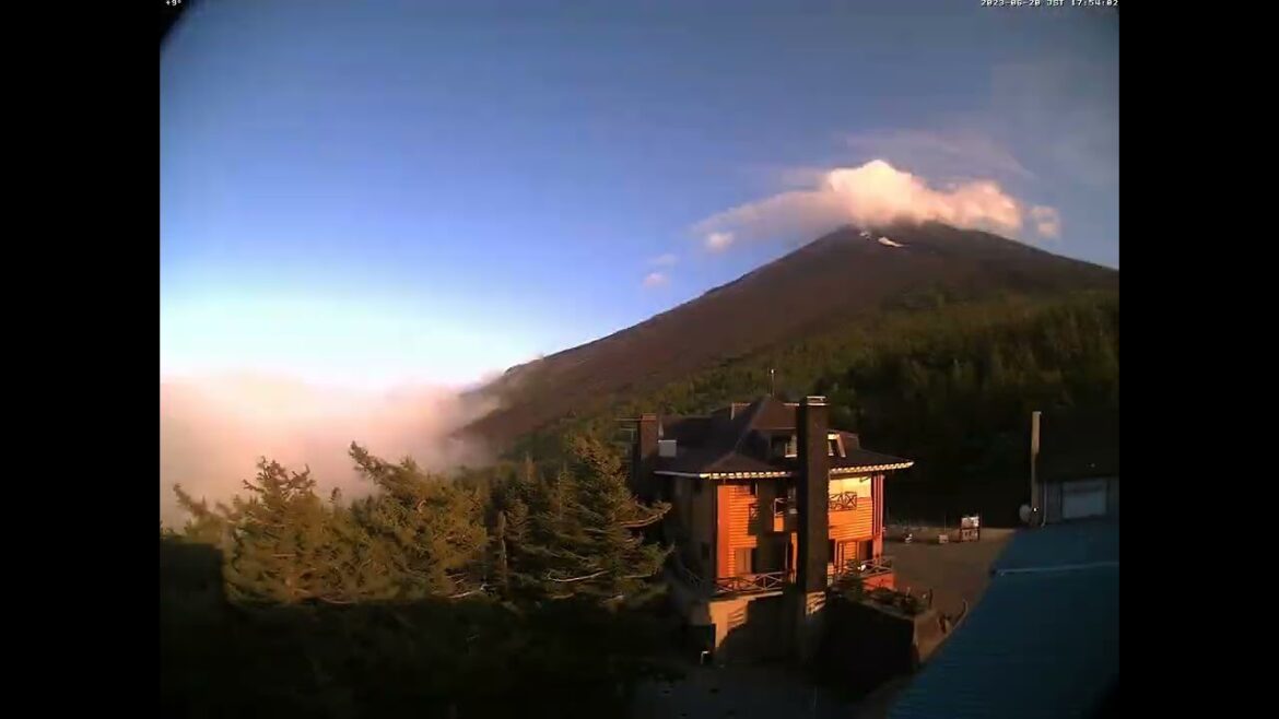 cam21富士山五合目富士山ライブカメラのタイムラプス2023 6