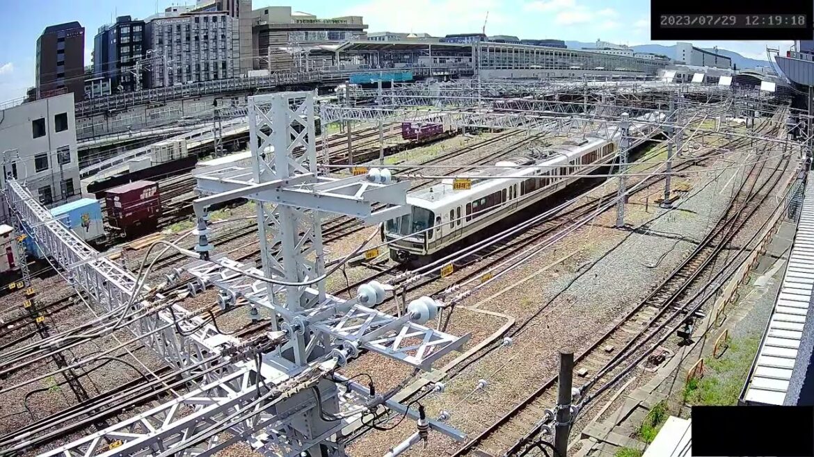 【ARCHIVE】Kyoto Station Live Cam JR京都駅  鉄道ライブカメラ  京都ライブカメラ TrainCam  2023/07/29 12:00～