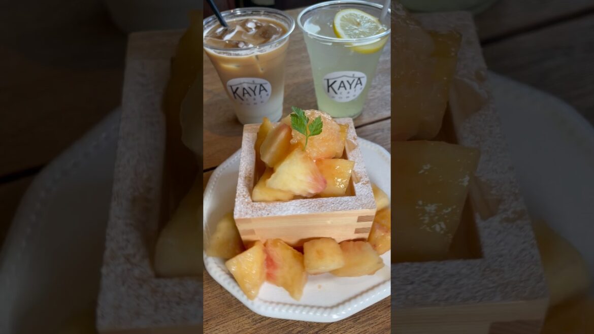 桃たっぷりのティラミス。豆腐でできてるからさっぱりしてヘルシーだよ✨　#神戸スイーツ #ティラミス #dessert #sweets #japanesefood