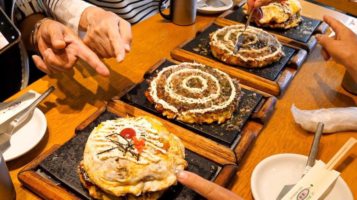 常連が殺到する爆盛り大阪お好み焼き店の高速提供注文さばきがスゴかった丨Super Speed Okonomiyaki Cooking in Osaka