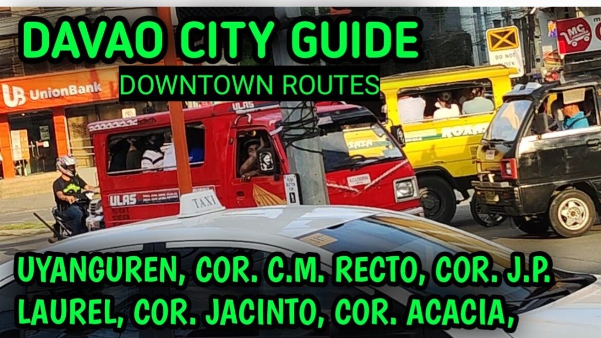 DAVAO GUIDE KUNG ANONG MGA ROTA NG JEEP NA MAKIKITA SA PINAKA BUSY NA CROSSROAD SA SYUDAD NG DAVAO?