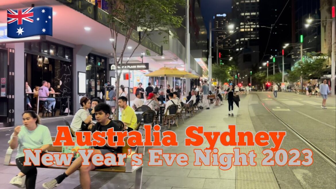 Sydney🇦🇺[4K Walk]These experiences are best for night tours in Sydney//George Street//Pitt Street