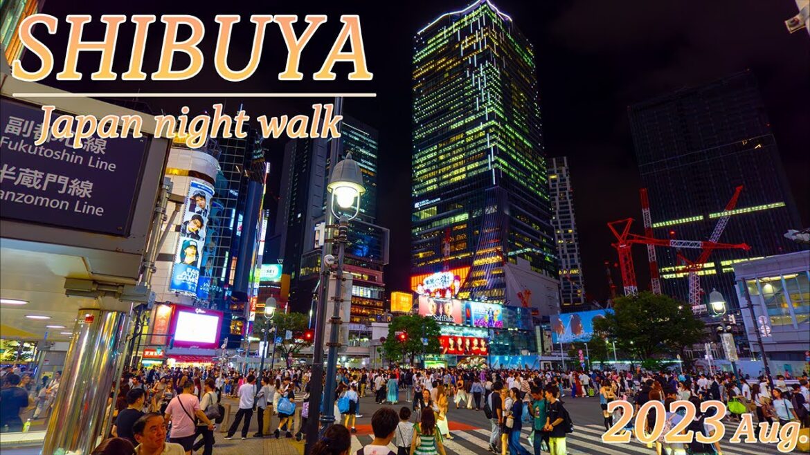 [4K][Tokyo] 💖Walking in Shibuya at Night✨. Part 1
