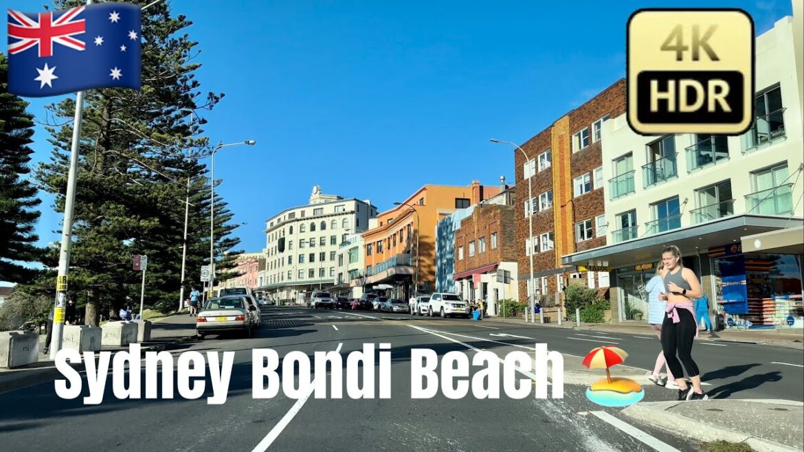 Sydney Australia [4K 60fps HDR City Suburbs  Driving Tour] Bondi Beach To Oxford Street, Paddington
