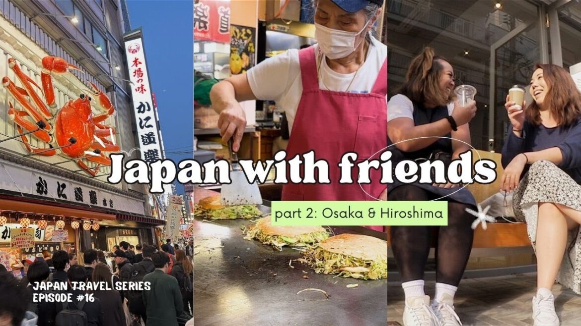4-Days in OSAKA & HIROSHIMA: things to do, see and eat | Spring Japan Travel Vlog 🌸
