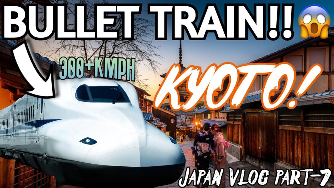 INDIAN GUY EXPERIENCES JAPANESE BULLET TRAIN FOR THE FIRST TIME! | KYOTO VLOG | JAPAN VLOG PART - 7