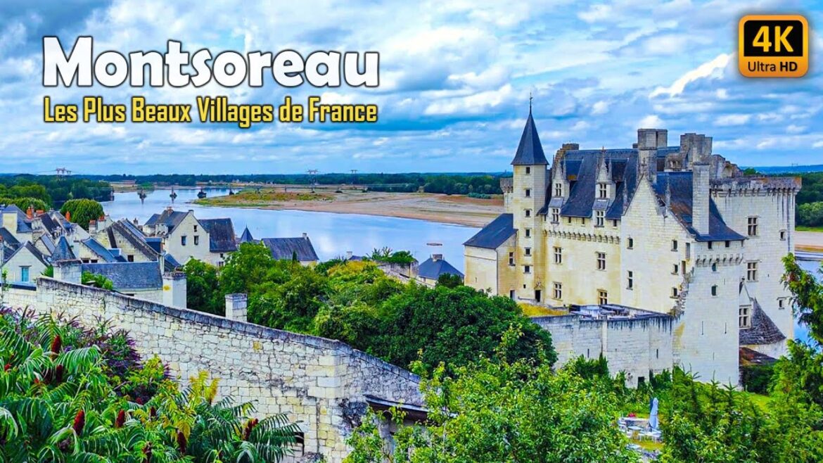 🇫🇷 MONTSOREAU 🏡 The Most Beautiful Village Of France, Loire Valley, Amazing Walking Tour [4K/60fps]