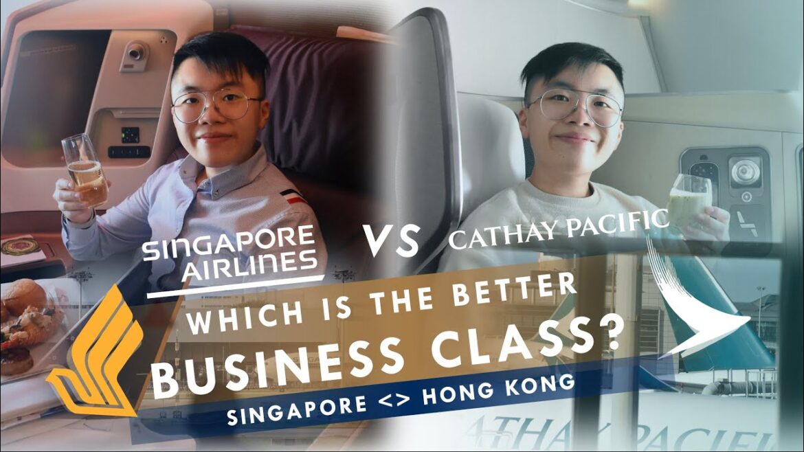 CATHAY PACIFIC vs SINGAPORE AIRLINES | BUSINESS CLASS Battle | Hong Kong – Singapore | CX759 / SQ882 CATHAY PACIFIC vs SINGAPORE AIRLINES | BUSINESS CLASS Battle | Hong Kong - Singapore | CX759 / SQ882