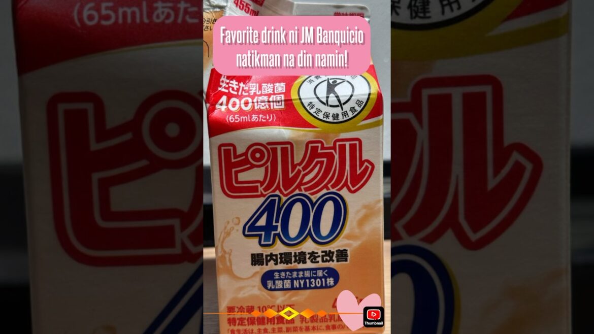ピルクル 400 Favorite drink ni Sir JM Banquicio. Parang giant Yakult! Masarap! #lasangyakult #lawson