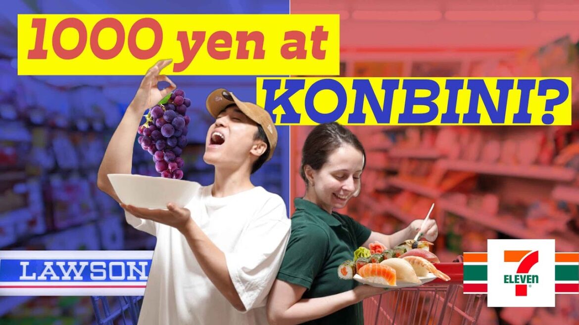 CAN YOU GET FULL with 7$ budget in TOKYO? | Eating from a Convenience Store CAN YOU GET FULL with 7$ budget in TOKYO? | Eating from a Convenience Store