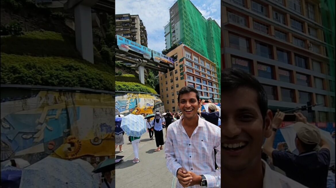 Incredible Mono Rail station of China 🇨🇳 😱 #shorts