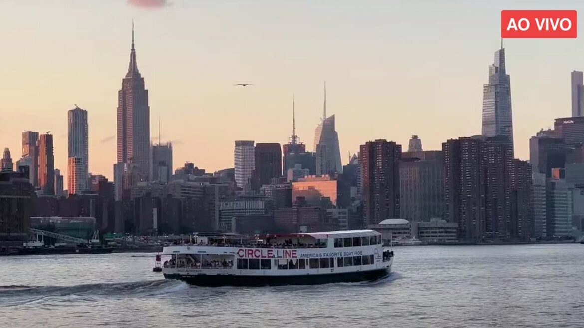 🔴 Nova York ao vivo: Williamsburg no Brooklyn e barco para Manhattan