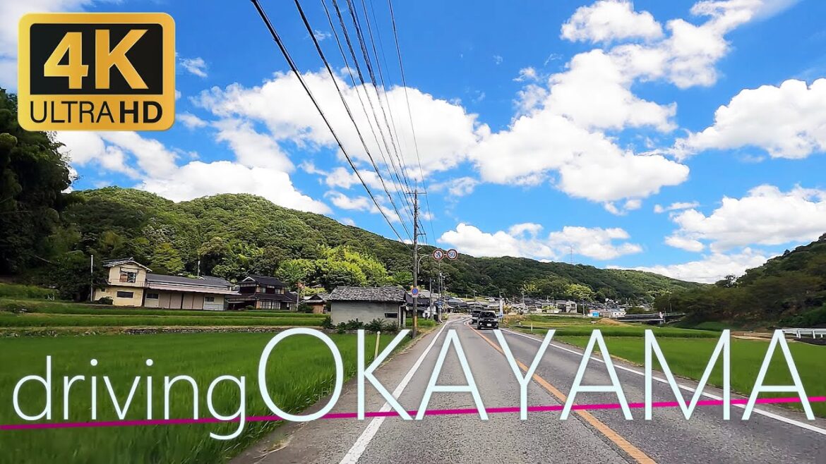 【4K】Driving Japan Okayama 岡山県岡山市北区建部町～兵庫県赤穂郡上郡町ドライブ
