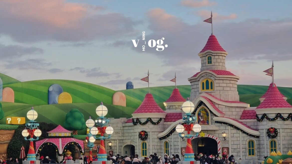 Osaka vlog. 한 겨울의 오사카 유니버셜 스튜디오 재팬 브이로그🎠해리포터, 슈퍼마리오 닌텐도 월드. 오사카 여행. 일본 유학생 일상. MOning vlog (SUB)