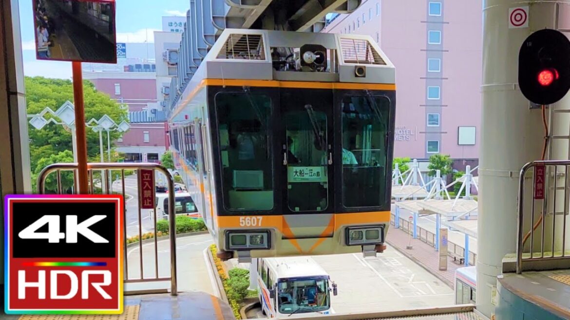 Shonan Monorail in Japan | 4K POV Train Ride 🚟