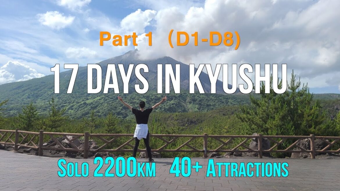 Can I cover all of Kyushu in 17 days? (Solo 2200km road trip to 40+ places) Can I cover all of Kyushu in 17 days? (Solo 2200km road trip to 40+ places)