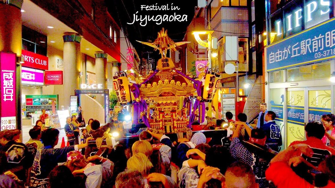 4K【自由が丘のお祭り】自由が丘熊野神社例大祭 2023 東京 Japan