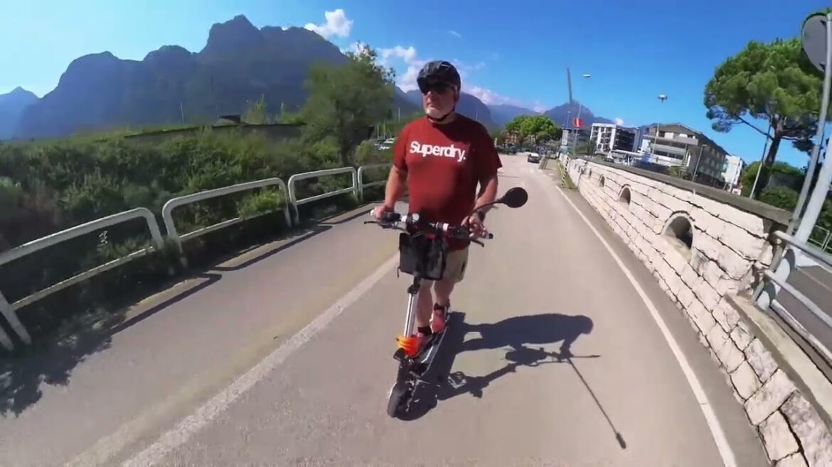 Von Riva del Garda nach Nago Torbole am 2. September 2023 mit dem E-Scooter