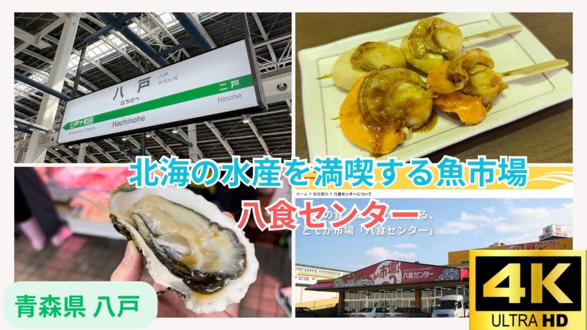【青森】八戸の「八食センター」で新鮮な海鮮を堪能する　2023.03.12