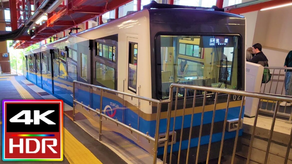 Hakone Tozan Cable Car in Japan [4K HDR] POV Cab Ride 🚋
