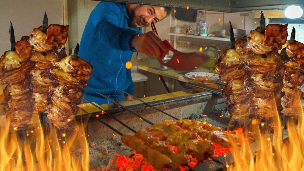 DELICIOUS Street Food in Turkey | Tavuk Kanat + Antalya FOOD HEAVEN | Turkish Street Food Tour