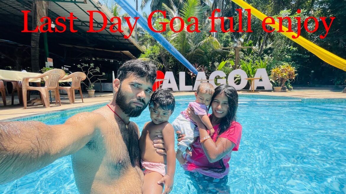 first time swiming pool and goa beach pe naha liye hamlog😄