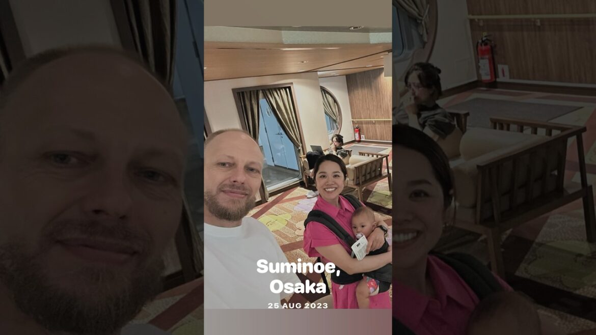 Sunflower Boat Osaka to Beppu #shorts #japan #family