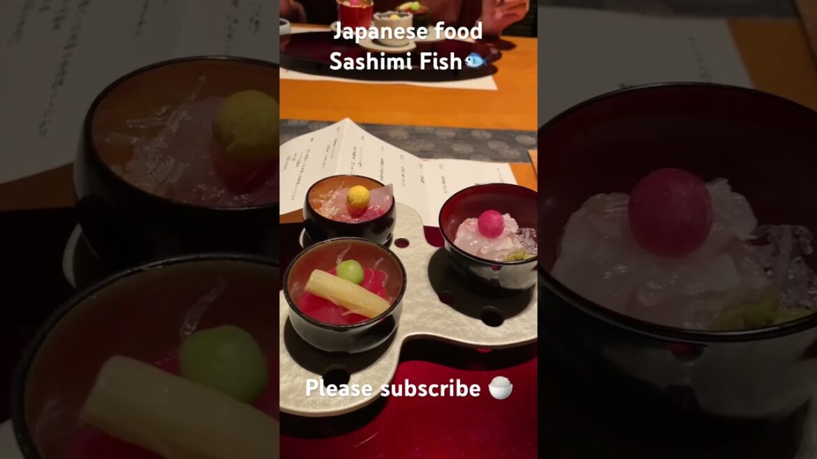 【KYOTO 】Japanese Food Special Sashimi