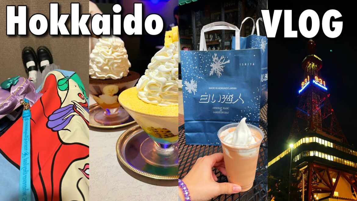 【北海道旅行】リトルマーメイドコーデで行く人生初の北海道旅行✈️✨#北海道旅行　#リトルマーメイド　#白い恋人パーク