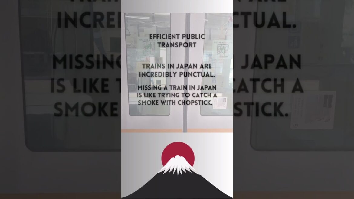 Efficient Public Transport | Japan Travel Fact #japan #japantravel #japantourism