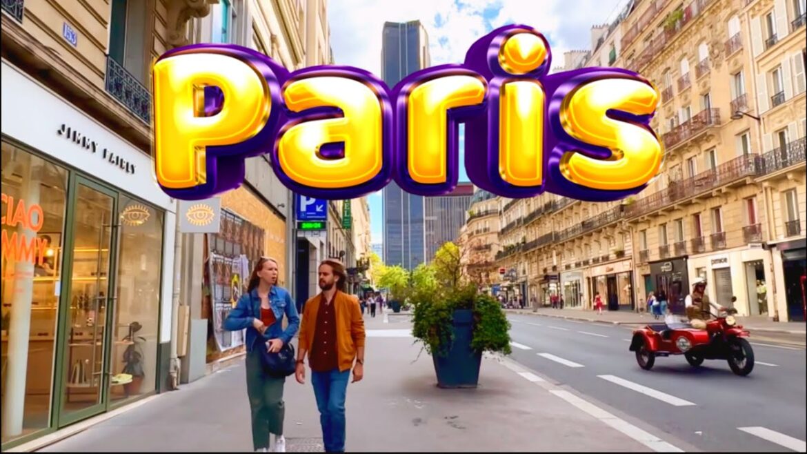 Paris France walking tour, let's go to the Montparnasse tower, [4K] UHD P60, city walk [Paris]