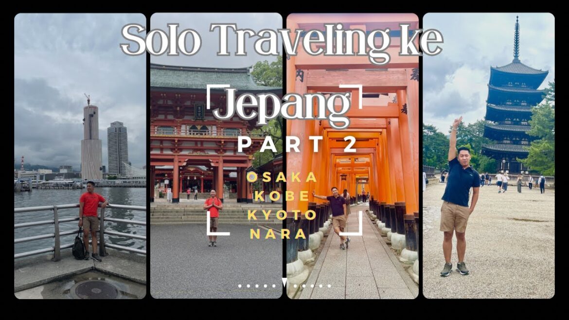 Solo Trip ke Jepang Bagian 2 | Makan daging termahal di Kobe | Osaka , Kobe , Nara , Kyoto .