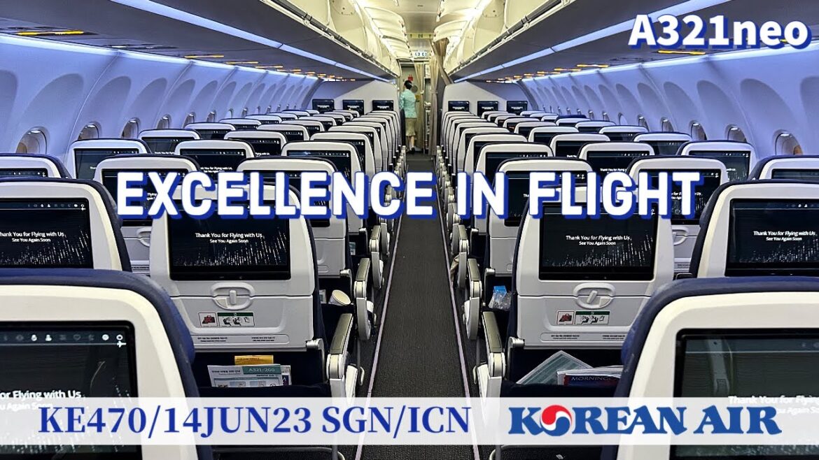 ✈️ Excellence in flight, Korean Air｜Ho Chi Minh City to Seoul｜KE470