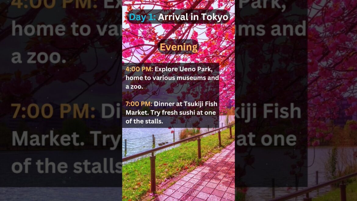 5-Day Japan 🇯🇵 Travel Itinerary by AI! #travel #ai #japan #travelitinerary #viral #shorts
