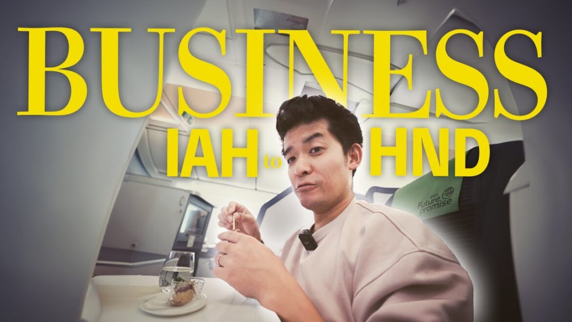 ANA BUSINESS CLASS FLIGHT from HOUSTON to TOKYO!! NH113 ANAビジネスクラス【ヒューストン→東京】 ANA BUSINESS CLASS FLIGHT from HOUSTON to TOKYO!! NH113 ANAビジネスクラス【ヒューストン→東京】