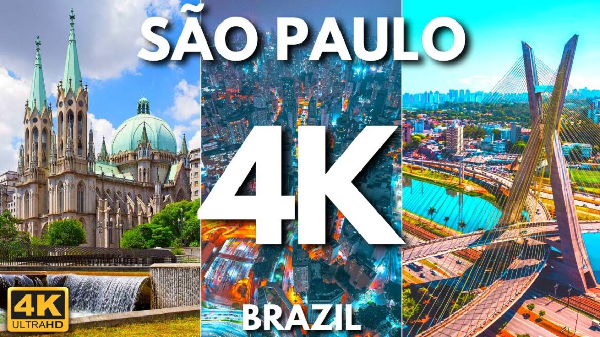 Sao Paulo, Brazil 🇧🇷 in 4K 60 Fps - 4K Virtual Tour 2023