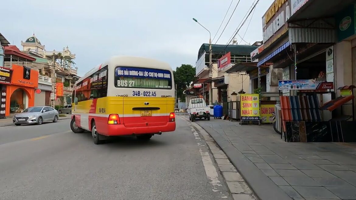 【VIETNAM 4K】Short Motorbiking Tour in Ninh Giang【TOKYO 東京】